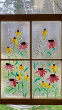 SharonWarrenGlassWindowWildflowers SharonWarrenGlassWindowWildflowers